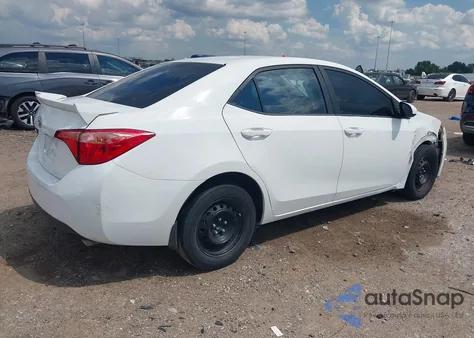 2017 Toyota Corolla Le z USA, uszkodzony, nr VIN 5YFBURHE3HP588995
